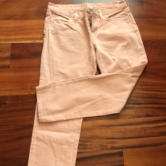 Loft Boyfriend peach jeans. - Picture 1 of 4